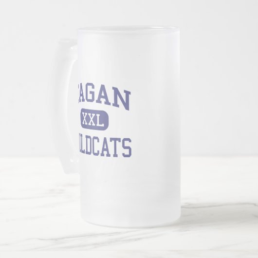 Eagan - Wildcats - High School - Eagan Minnesota Matglas Bierpul (Voorkant links)