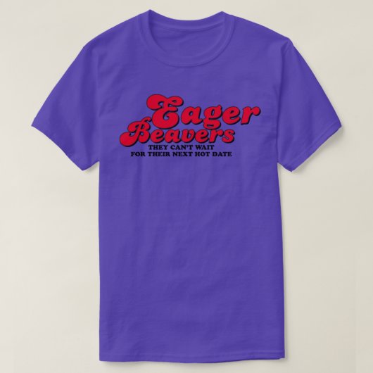 Eager Beavers 1975 T-shirt (Design voorkant)
