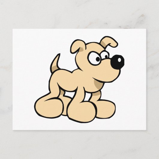 Eager Dog Briefkaart (Voorkant)