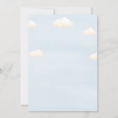 Eagerly Awaiting Baby Boy Bear Shower Bedankkaart (Achterkant)