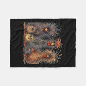 Eagerly kleurrijke grappige kip kunst fleece deken (Voorkant (Horizontaal))