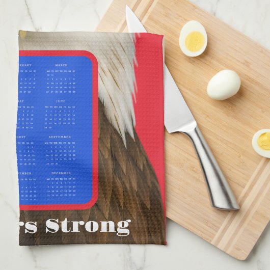 Eagle 2026 Kalender – Het 250ste Jubileum van Amer Theedoek (Quarter Fold)