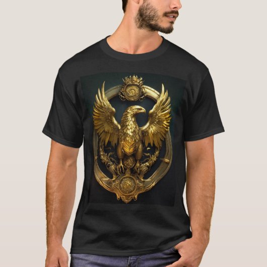 Eagle ~24 karaat goud t-shirt (Voorkant)