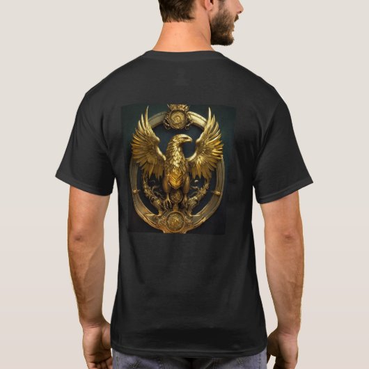 Eagle ~24 karaat goud t-shirt (Achterkant)
