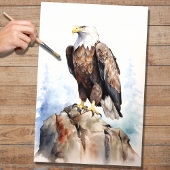 Eagle 2 Decoupage papier
