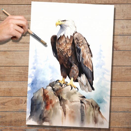 Eagle 2 Decoupage papier