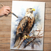 Eagle 3 Decoupage papier