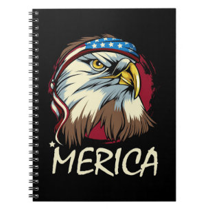 Eagle 4 juli Amerikaans Notitieboek