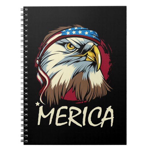 Eagle 4 juli Amerikaans Notitieboek (Voorkant)