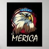 Eagle 4 juli Amerikaans Poster (Voorkant)