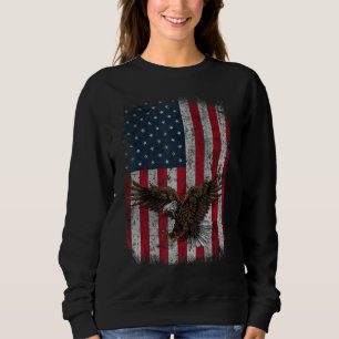 Eagle 4 juli USA-vlag Amerikaanse patriottische ma Trui