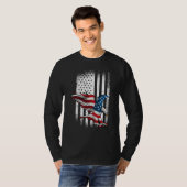 Eagle 4th Of July Independence Day Patriotic Ameri T-shirt (Voorkant volledig)