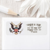 Eagle - Aangepast het Etiket van het Adres van de (Insitu)