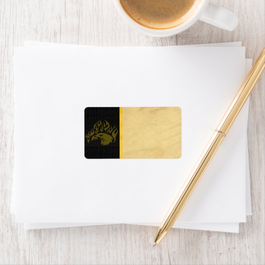 Eagle-adreslabel Etiket (Insitu)