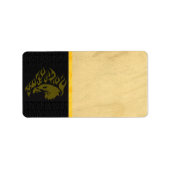 Eagle-adreslabel Etiket (Voorkant)