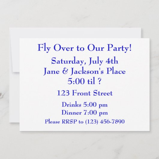 Eagle Afbeelding Kaart (Achterkant)