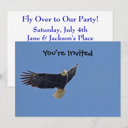 Eagle Afbeelding Kaart (Voorkant / Achterkant)