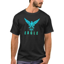 Eagle afbeelding print T-Shirt