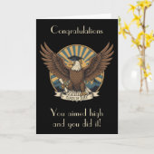 Eagle Afstudeerbare Aanpasbare Kaart (Gele Bloem)