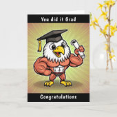 Eagle-Afstuderen Kaart (Gele Bloem)