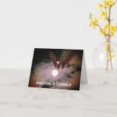 Eagle Alles is mogelijk Inspirerend Kaart (Gele Bloem)