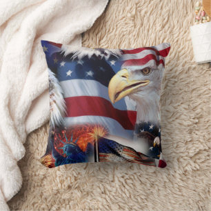 Eagle American Flag Sierkussen