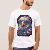 Eagle American Flag T-shirt (Voorkant)