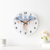 Eagle American Flag Wall Clock Grote Klok (Huis)
