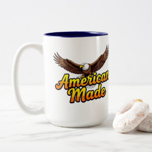 Eagle American Made Tweekleurige Koffiemok