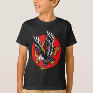 Eagle American Traditional Tattoo Ink Old School F T-shirt