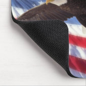 Eagle & Amerikaanse vlag Muismat (Hoek)