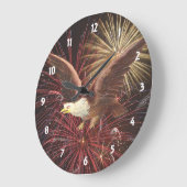 Eagle and Fireworks Clock Grote Klok (Hoek)