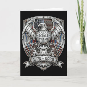 Eagle And Flag 250 Jaar 1776-2026 250ste Verjaarda Kaart