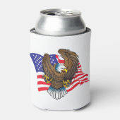 Eagle-and-Flag Blikjeskoeler (Blikje Voorkant)