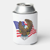 Eagle-and-Flag Blikjeskoeler (Blikje Achterkant)