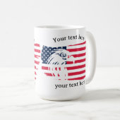 eagle and flag koffiemok (Voorkant rechts)