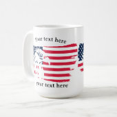 eagle and flag koffiemok (Voorkant links)