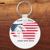 eagle and flag sleutelhanger (Achterkant)