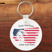 eagle and flag sleutelhanger (Voorkant)