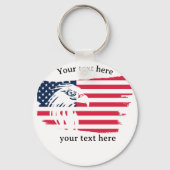 eagle and flag sleutelhanger (Achterkant)