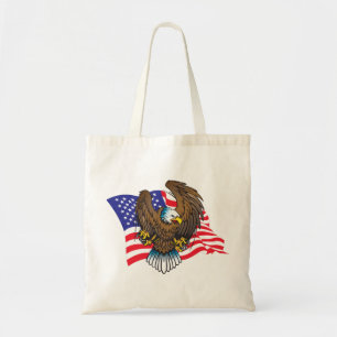 Eagle-and-Flag Tote Bag