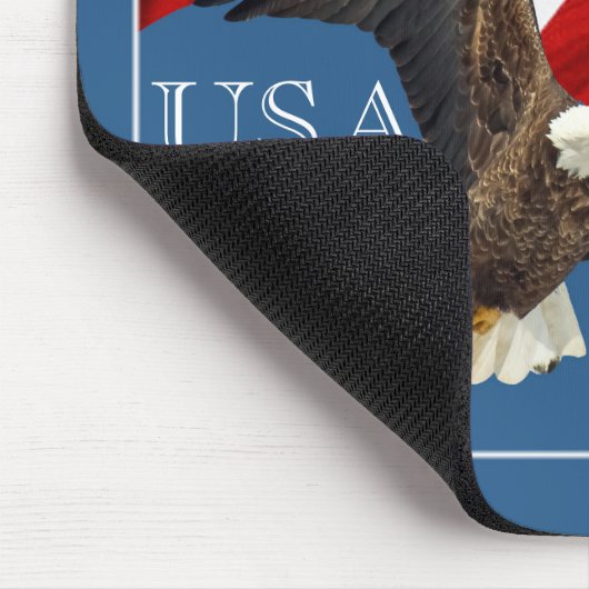 Eagle and Flag USA Muismat (Hoek)