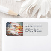 Eagle and Flag USA Return Address Label (Insitu)