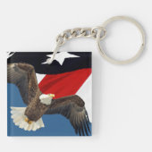 Eagle and Flag USA Sleutelhanger (Achterkant)