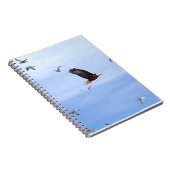Eagle and Seagulls Flying Notitieboek (Rechterzijde)