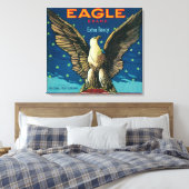 Eagle Apple Crate Label Canvas Afdruk (Insitu (Slaapkamer))