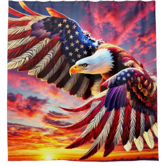 Eagle Art Douchegordijn (Voorkant)