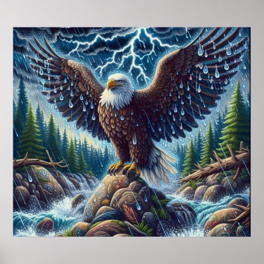 Eagle Art Poster (Voorkant)