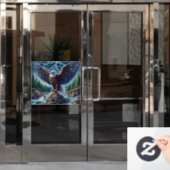 Eagle Art Window Cling Raamsticker (Kantoordeur)