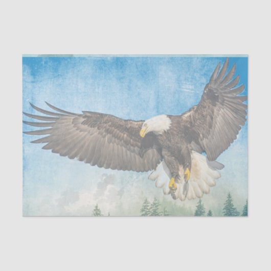 Eagle Artwork-ontkoppeling Tissuepapier (Voorkant)